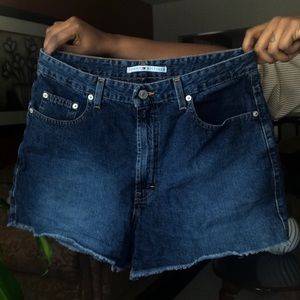 Vintage Tommy Hilfiger Distressed Jean Shorts ✨
